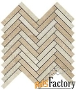 мозаика atlas concorde russia force light herringbone mosaic 29.8x29.3