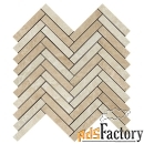 мозаика atlas concorde force light herringbone mosaic 29,8x29,3 600110