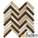 мозаика atlas concorde force blend herringbone mosaic 29,8x29,3 (60011