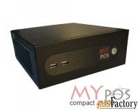 pos-компьютер mypos compact j1800, ram 2gb, ssd 60gb, 8 usb, 2 com, ps