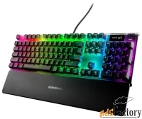 клавиатура steelseries apex pro black usb