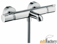 смеситель для ванны с подключением душа hansgrohe ecostat 13114000 дву