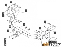 фаркоп baltex для peugeot traveller 2016-