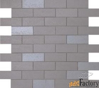 керамическая плитка atlas concorde (атлас конкорд) charcoal minibrick