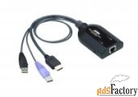 kvm адаптер aten ka7188 / модуль удлинителя, hdmi+k/m usb 2.0, 50 метр