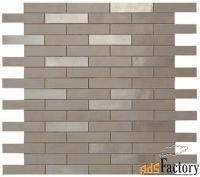 декор atlas concorde 9dbr dwell greige mosaico brick 30,5х30,5