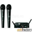 комплект 2 радиомикрофона akg wms40 mini2 vocal set us45ac