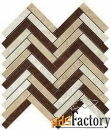 force blend herringbone mosaic 29.3x29.8