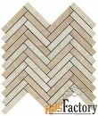 force light herringbone mosaic 29.3x29.8