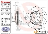 диск тормозной floating | перед | brembo арт. 09887823