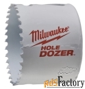 биметаллическая коронка (16шт) milwaukee hole dozer holesaw 64 мм