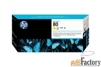 печатающая головка желтый hp inc. 80, c4823a