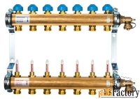 коллектор watts hkv/t-7 на 7 контуров, с расходомерами 10004201