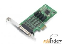 плата moxa cp-114el-db25m 4 port pcie board, w/ db25m cable, rs-232/42