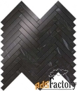 мозаика atlas concorde (италия) marvel stone nero marquina herringbone