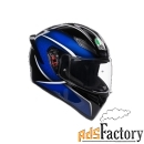 мотошлем agv k1 qualify black/blue ms