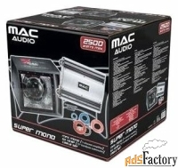 автомобильный сабвуфер mac audio super mono