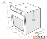 электрический духовой шкаф maunfeld aeoc.575s