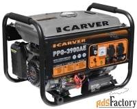 бензиновый генератор carver ppg-3900ae (2900 вт)