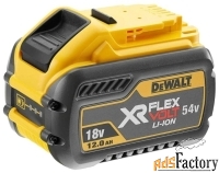 аккумулятор dewalt dcb548-xj li-ion 18 в 12 а·ч