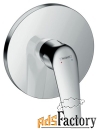 смеситель для душа hansgrohe novus 71065000 + 01800180 однорычажный вс