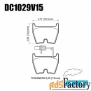 колодки тормозные dc1029v15 dc brakes street str.s, audi rs4, rs6, bre