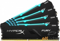 оперативная память 8 гб 4 шт. hyperx fury rgb hx434c16fb3ak4/32