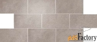 керамогранит atlas concorde (италия) dwell floor gray brick lappato a1