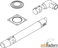 комплект дымохода protherm 80/125 (высота: 1 м) горизонтальный