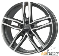 колесный диск alutec ikenu 8x19/5x114.3 d70.1 et45 graphite front poli