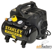 компрессор безмасляный stanley fatmax dst 101/8/6, 6 л, 0.75 квт