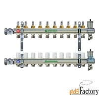 коллекторная группа comisa 1 с расходомерами, 10 отводов