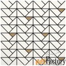 мозаика marazzi eclettica anthracite white bronze 40x40 (m3ja), м²