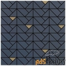 мозаика marazzi eclettica anthracite blue bronze 40x40 (m3jh), м²