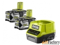 комплект ryobi rc18120-250 18 в 5 а·ч