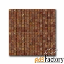 плитка art natura marble mosaic red travertine