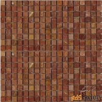 mable mosaic red travertine 30.5x30.5