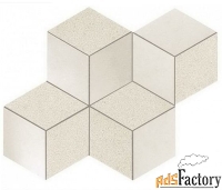 мозаика atlas concorde kone white mosaico esagono 30x35