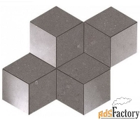 мозаика atlas concorde kone grey mosaico esagono 30x35