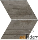 atlas concorde nash gray wood chevron керамогранит (45 x 32,5 см) (an9