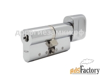 цилиндр abloy protec2 cy 322 t ключ-вертушка (размер 51x71 мм) - хром