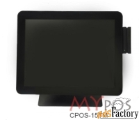 безрамочный сенсорный монитор mypos cpos-15tm