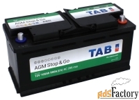 автомобильный аккумулятор tab agm stopgo ag105 (213105)