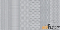 плитка керамогранит unica vibration vibration grey (6 patterns) ( м2)