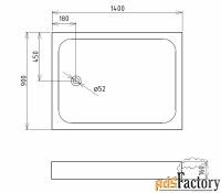 душевой поддон gemy st14