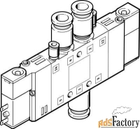 распределитель с электроуправлением festo cpe14-m1bh-5js-qs-6