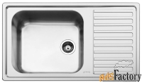 врезная кухонная мойка smeg lg861d-2 86х50см нержавеющая сталь