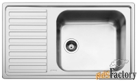 врезная кухонная мойка smeg lg861s-2 86х50см нержавеющая сталь