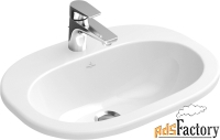 раковина villeroy  boch o novo 416156r1 56 с покрытием ceramicplus аль