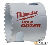 биметаллическая коронка (16шт) milwaukee hole dozer holesaw 54 мм